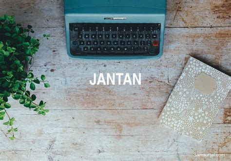 Arti kata jantan .